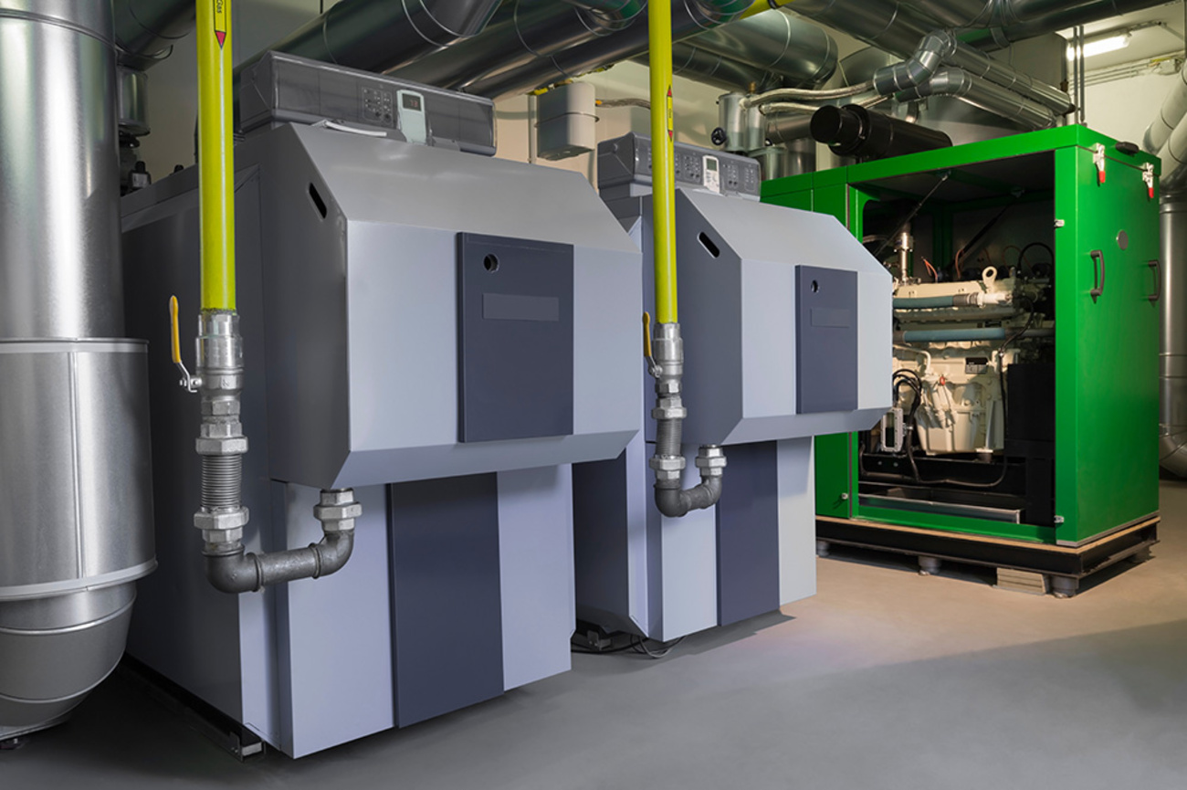Blockheiz­kraftwerk bei Elektro-Dienst GmbH Zella-Mehlis in Zella-Mehlis