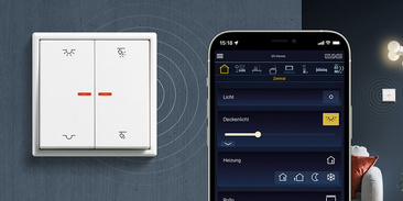 KNX RF Taster bei Elektro-Dienst GmbH Zella-Mehlis in Zella-Mehlis